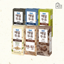 매일두유 초콜릿 고단백 저당 식이섬유 검은콩 두유 190ml 24팩 6종, 6. 식이섬유 저당 190ML X 24
