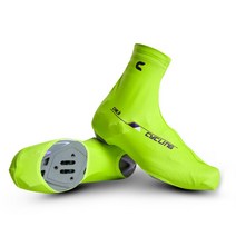 감성스터프 클릿슈즈 슈커버 미끄럼방지 자전거 신발커버 덧신, XL, 형광그린