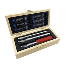하비나이프 10pcs blade 케이스 구성 가죽재단 원단커팅기 사용이편리한