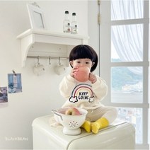 [블랙빈] 스카이베베세트 아기옷 등원룩 데일리룩 상하복