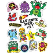 아트박스/럭키플래닛 에일리언 헌터 스티커 vol.1