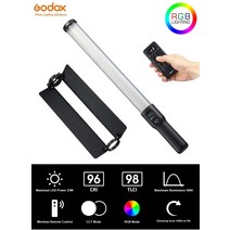 SAENAL GODOX-LC500R RGB 풀 컬러 핸드헬드 LED 라이트 스틱 비디오 사진용 2500K-8500K 원격 제어 리튬 배터리