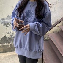 [랜덤플레이] 워싱턴 프린팅 루즈핏 데일리 맨투맨
