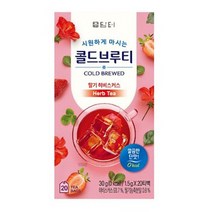 담터 콜드브루티 딸기 히비스커스, 1.5g, 1개, 40개입