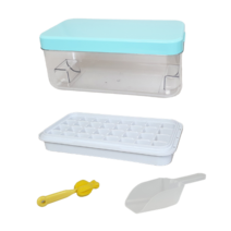 하우심플 눌러서 빼는 스택 푸쉬 얼음트레이 시즌2 적층가능, 블루