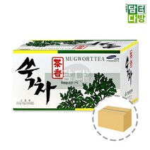 쑥차 포 1BOX 탕비실 사무실 20 티백 대용량 청솔 입청솔 쑥차티백 20개