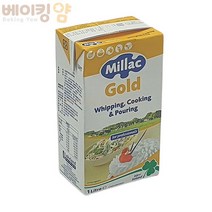 베이킹얌 밀락 골드 휘핑크림1L + 아이스박스 포함, 7개