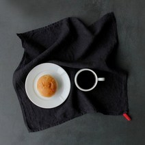 기타 바보사랑[무드앙코르]리노에리나 소프트마농 리투아니아 린넨 키친크로스 블랙, 1개, 옐로우