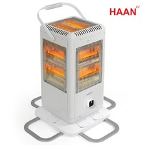 한경희 생활과학 발터치 5방향 난로 HAAN-H1000T 오방난로 타이머 손잡이 오면 석영관 램프 전기난로 전기히터 캠핑용 전기 난로 휴대용 가정용 업소용 사무실