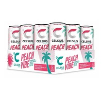 CELSIUS 셀시우스 스파클링 피치 바이브 에너지 드링크 12캔