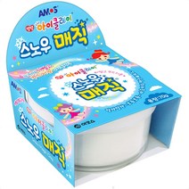 스노우 매직 클레이 교육 학습 촉감 놀이 점토 70g 슬라임 눈꽃 클라우드 액체괴물 세트, 쿠쿠팡 본상품선택