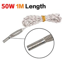 3DSWAY 3D 프린터 부품 12V/24V 40W 히팅 파이프 세라믹 카트리지 히터 튜브 6*20mm 1M 2 M 악세사리 520521, 05 50W 1M 1Pcs_01 12V
