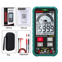 분석 측정 측량 GVDA 차세대 600V 디지털 멀티 미터 Ture RMS AC DC NCV 스마트 멀티 미터 테스터 옴 커패, 06 GD118B green