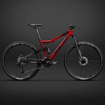 MTB 바퀴큰자전거 광폭타이어 26 29인치 출퇴근용, 30단, 레드