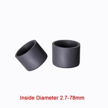 2.8mm-78.5mm 실리콘 고무 라운드 캡 의자 가구 피트 파이프 튜브 엔드 커버 더스트 씰 보호 가스켓 화이트, 02 Black_42 56.5mm-1pcs