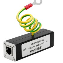전화 팩스 서지 보호기 천둥 방지기 RJ11 Kl01-P4H 블랙 ADSL, 한개옵션0