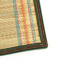 야외용돗자리 야생초 돗자리 내츄럴 중 자수 침대자리야생초매트 침대자리 내츄럴 대자리 야외용돗자리 대나무매트 캠핑매트 자수 야외용매트 야생초 돗자리 돗