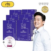 [안국건강] 듀얼초임계오메가3 30캡슐 6박스 + 루지플 30캡슐, 없음