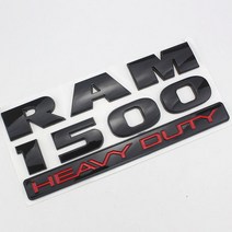 자동차로고 엠블럼 3D Car Stickers Letters Badge Logo Nameplate Car Stickers and Decals For DODGE RAM, 06 D_02 2Pcs