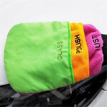 물때자국 안남는 자동차앞 유리닦기 세차장갑 타올