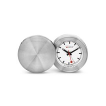 [몬데인 MONDAINE] MSM.64410 탁상시계 케이스백 쿼츠 공용 탁상시계 50mm