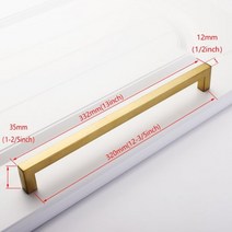 캐비닛 서랍용 스테인레스 스틸 손잡이 드레싱 테이블 주방 유럽 스타일 가구 115 인치, CHINA, G320mm-332mm