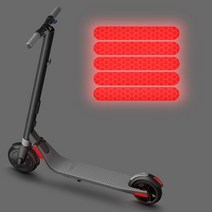 전동킥보드 부품 4pcs 반사 스티커 Ninebot ES1 ES2 ES3 ES4 E22 E25 시리즈 전기 스쿠터 6 색 PVC 킥 스쿠, 03 Red_01 CHINA