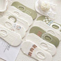 페이크삭스 파스텔 실리콘 논슬립 덧신 세트