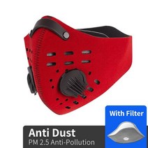 WEST BIKING 스포츠 페이스 마스크 MTB 자전거 훈련 PM2.5 오염 방지 활성탄 필터, 03 Color 06