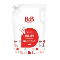 비앤비 유아용 무루무루 섬유세제 리필, 2개, 1800ml