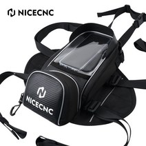 오토바이 탱크 백 가방 바이크 nicecnc 3l 할리 데이비슨 혼다 ktm duke, 검은색