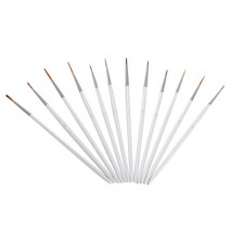 GHSHOP 12Pcs 페인트 브러시 미니어처 브러쉬 파인 디테일링 아트 페인팅에 완벽, 플라스틱, 드로잉 보드