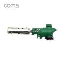 Coms 고화력 3구 가스토치 자동 가스 토치 캠핑용 소각용 산업용 225mm, 상세페이지 참조