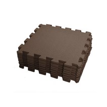 손할매 EVA 어린이안전 퍼즐매트30cm(10P)12mm 놀이방매트 조립매트 층간소음방지매트 충격흡수매트 유아퍼즐매트, 브라운(10P)12mm