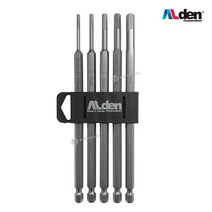 ALDEN 알덴 육각빗트세트 ALL2560 (150mm) 5pcs 육각비트 육각렌치 렌치세트 렌치셋트 육각비트세트, 5개