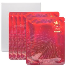 수려한 레드 진생 주름 마스크, 1개입, 5개
