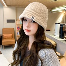 덤스 니트 벙거지모자 여성 가을 겨울 털모자 버킷햇