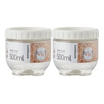 락앤락 냉장고 문짝정리용기 인터락 500ml, 2개입, 2개