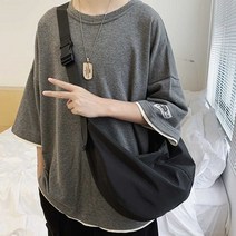 남자 크로스백 여행 새학기 여자 학생 보세 가방 코디 여성 20대 쇼핑몰