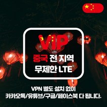 VIP 중국 4G LTE 포켓 와이파이 데이터 완전 무제한 택배 수령, 중국  4G LTE 완전 무제한 1일/