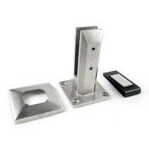 플로어힌지 YL L 304 새틴 수영장 스테인리스 난간 유리 마개, 01 more than 12 pcs