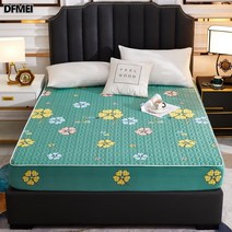 퀼팅 방수 침대 삿갓 침대 패션 프린트 캐릭터 삿갓 퓨어 컬러 누빔 침대 커버 매트리스 커버