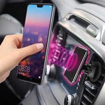 YF쏘나타 스마트폰거치대 차량용폰거치대 자석거치대 송풍구핸드폰거치대 마그네틱휴대폰거치대, 릿츠 나노 스마트벤트 송풍구거치대