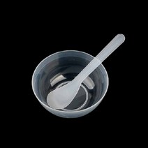 팩만들기 마사지그릇 미니 원형용기 스패출라 세트, 색상, 분홍