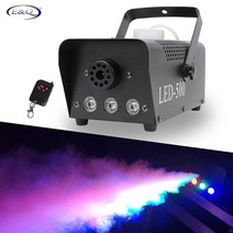 특수무대효과 포그머신 스모그머신 연기발생기 연무기 새로운 원격 제어 led 500w rgb 혼합 색상 전문 이젝터 장비 led fogger, led-500w, au 플러그