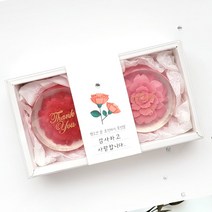 아마솝 카네이션 비누 어버이날 스승의날 선물 답례품비누, 빨강색, 2구(빨강+분홍), A타입