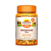 선다운네츄럴스 마그네슘 500mg 코티드 캐플렛 글루텐 프리, 180개입, 1개