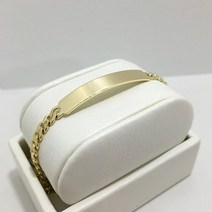 사강 리얼 베이직 14k 스틱 체인 데일리 우정 커플 금 팔찌