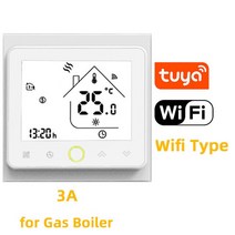 건강 온수매트 Minco Heat-스마트 Tuya 와이파이 온도 조절기 BHT002 95 ~ 250V 전기 물 바닥 난방 가스, 04 3A Gas Boiler WIFI