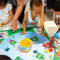 단체 협동놀이 개구리 손튕기기 게임 2개 아이와집에서놀기